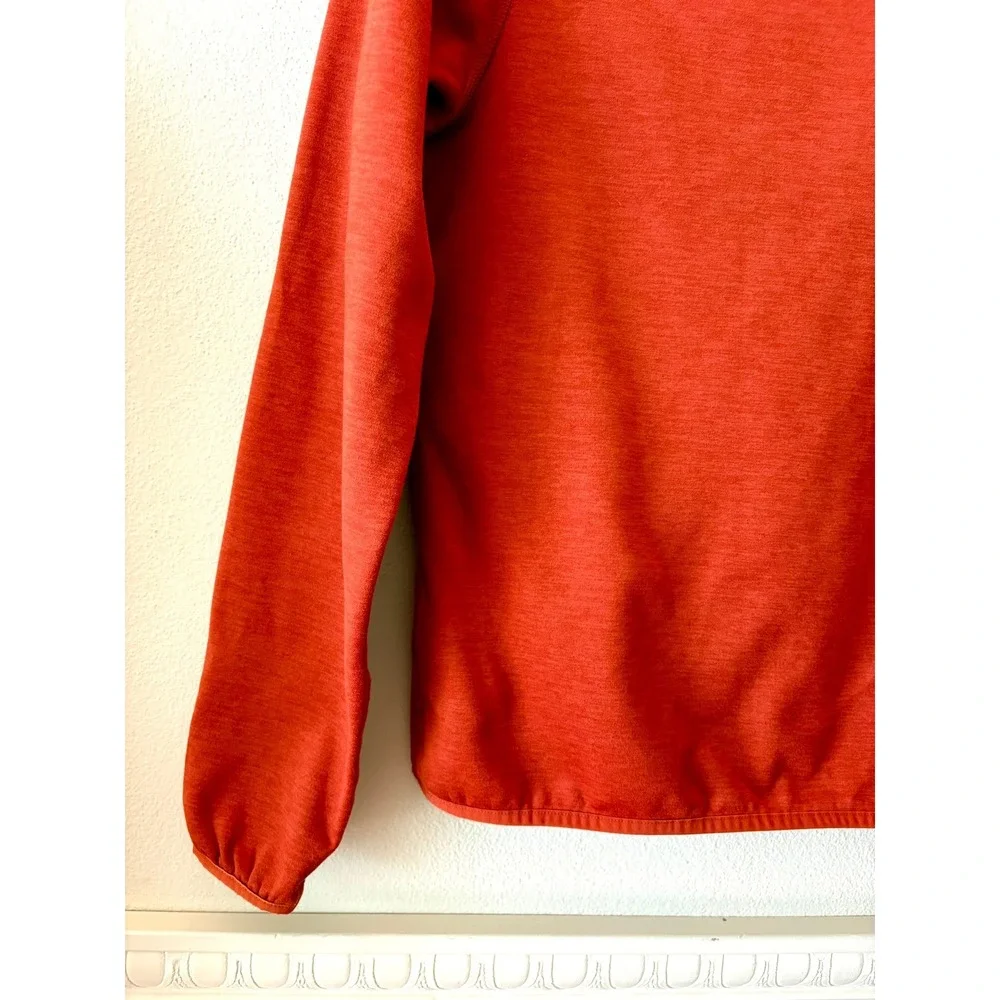 The North Face Mens Canyonlands Half-Zip Fleece Pullover Orange Size S Outfoor